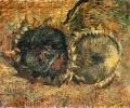Still Life with Two Sunflowers 2 Vincent van Gogh